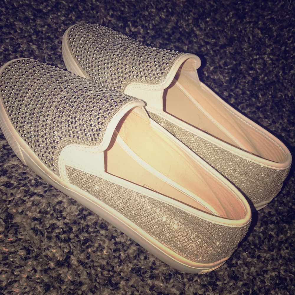 Glittery shoes, worn once. Great condition.